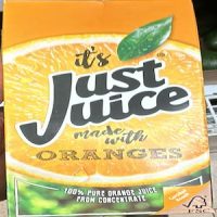 It's just juice made with Orange