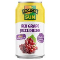TROPICAL SUN RED GRAPE FRUIT DRINK