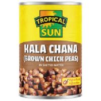 TROPICAL SUN KALA CHANA (BROWN CHICK PEAS) IN SALTED WATER