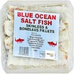 BLUE OCEAN SALT FISH SKINLESS AND BONELESS FILLETS