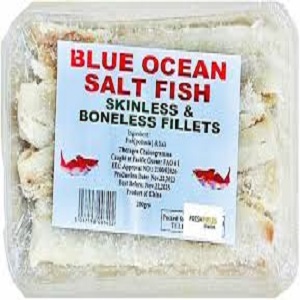 BLUE OCEAN SALT FISH SKINLESS AND BONELESS FILLETS