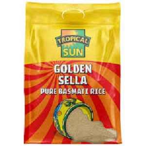 Tropical Sun Golden Sella Pure Basmati Rice (2kg)