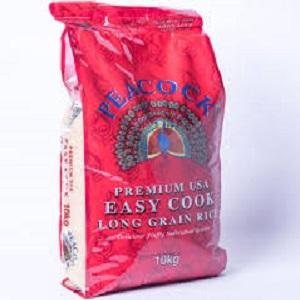 Peacock Premium USA Easy Cook Long Grain Rice.(10kg)