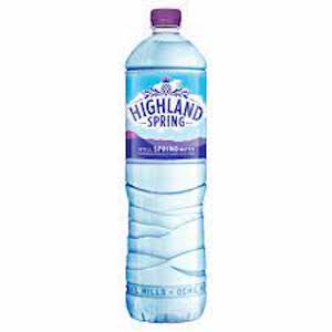 Highland spring water 1litre