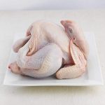A Fresh whole chicken