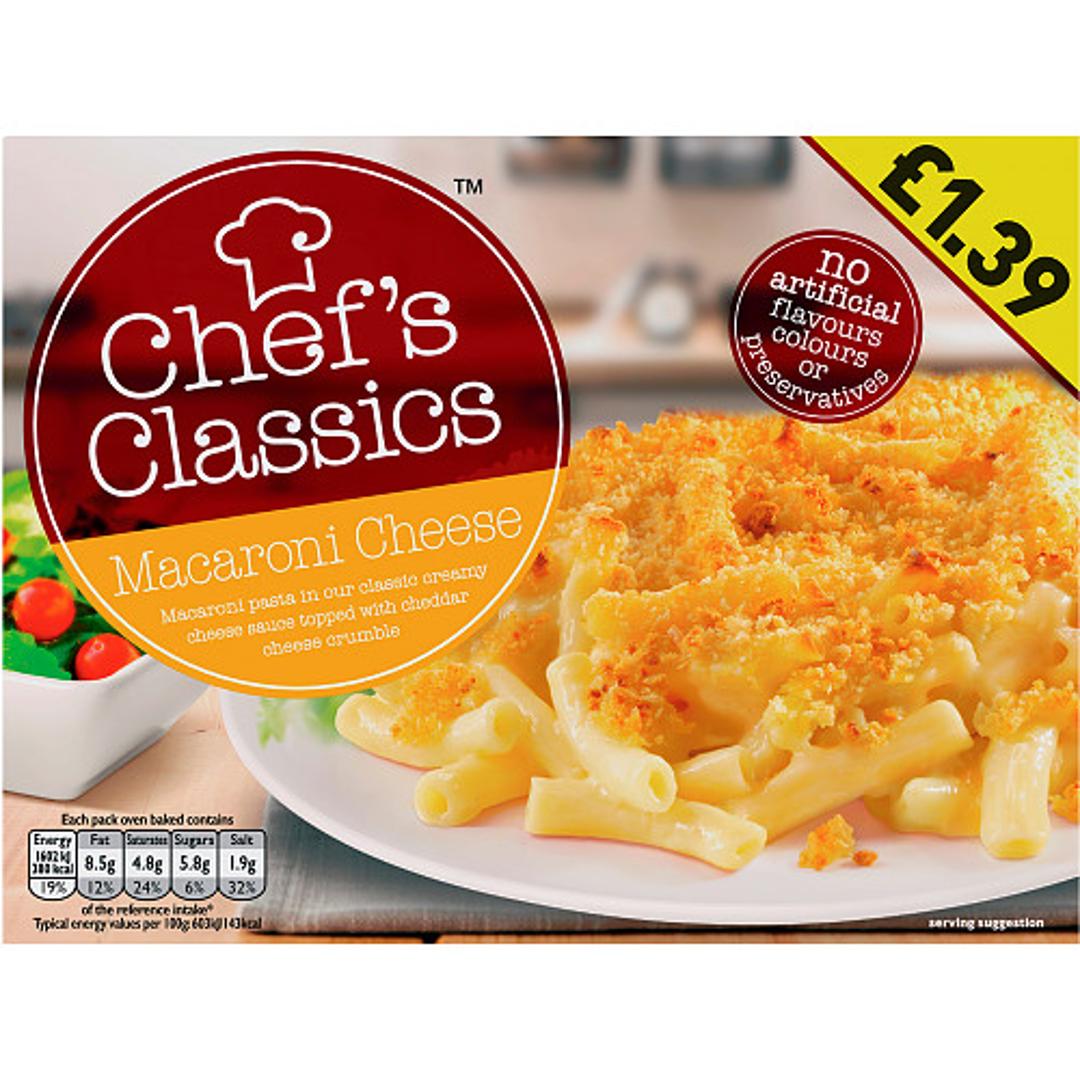 CHEFCLSC MACARONI CHSE PM1.39 320G