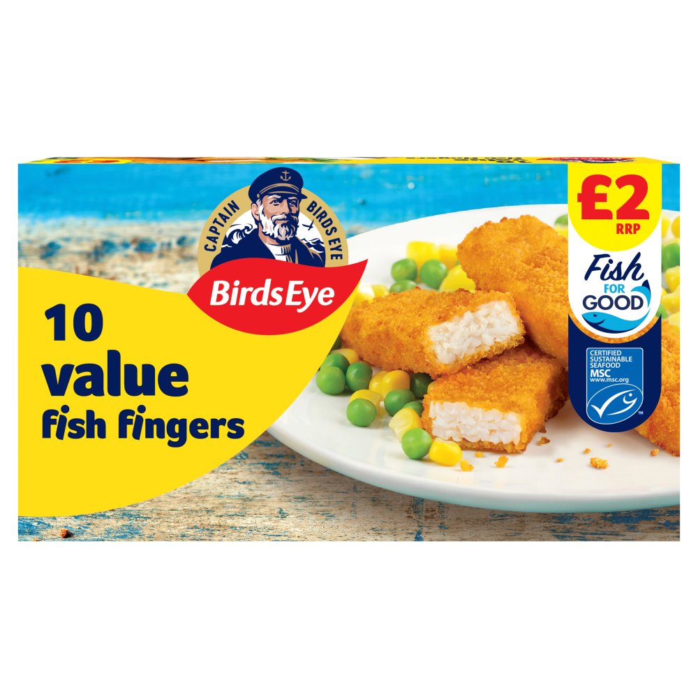 B/EYE 10 FISH FINGERS 1.25 250G