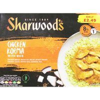 SHARWOOD CHICKEN KORMA & RICE 375G