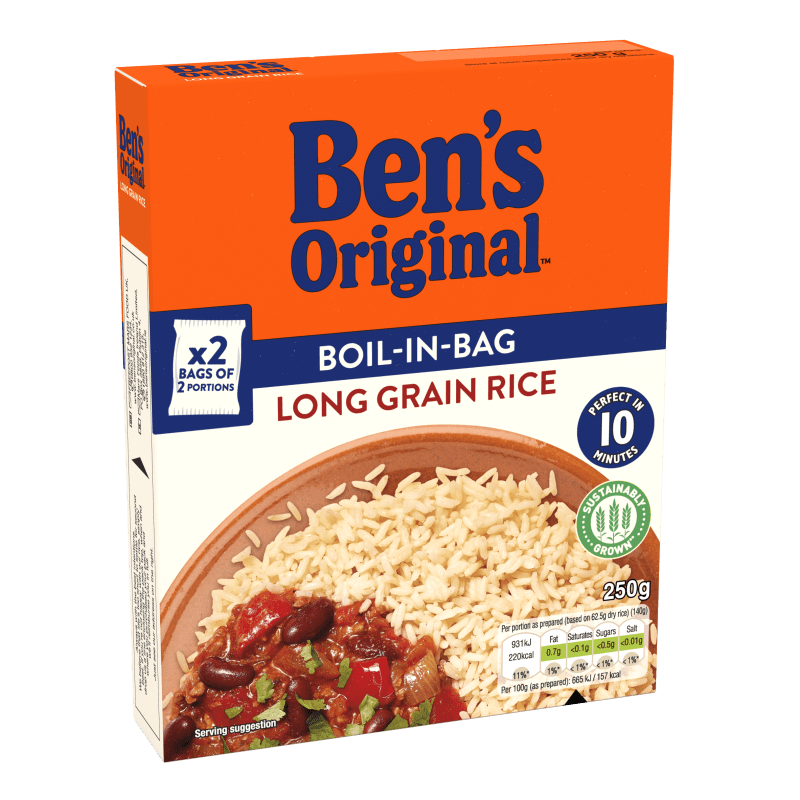 BEN ORIG LONG GRAIN BIB RICE 250G