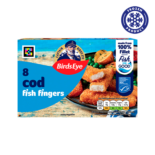 B/EYE 8 COD FISHFINGERS PM 224G
