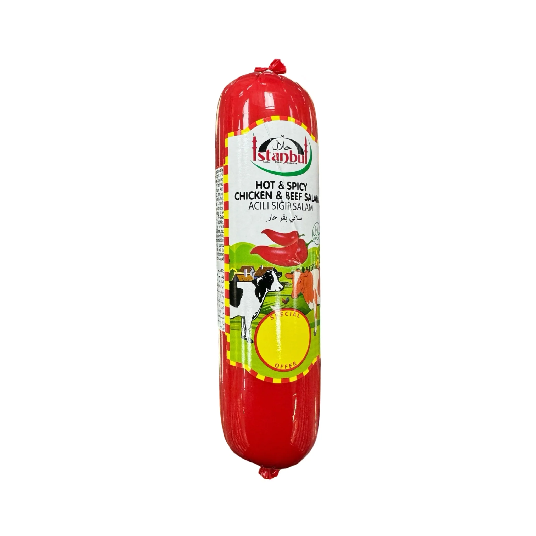 IS CHICKEN & BEEF HOT&SPICY SA 450GM