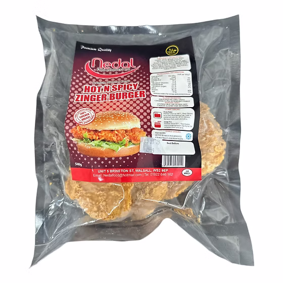 NEDAL CHICKEN BURGER 12 PCS