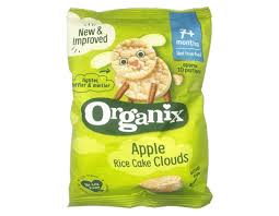 ORGANIX APPLE RICE CAKES 40G