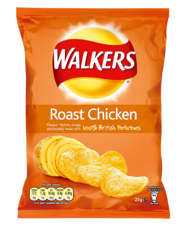 WALKERS ROAST &CHICKEN 25G