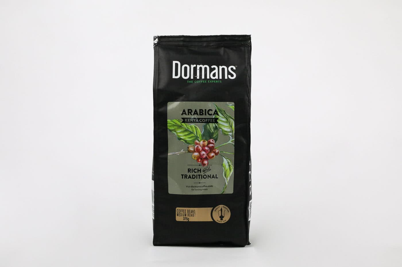 Dormans Breakfast Medium Coffee Beans 375g