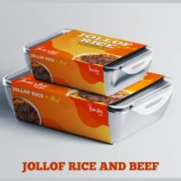 Funsho Foods Jollof Rice + Beef 400g