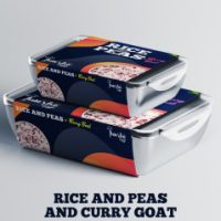 Funsho Foods Rice and Peas + Curry Goat 500g