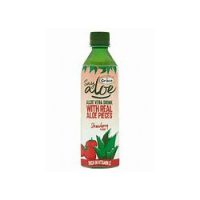 Grace Say Aloe Drink with Real Aloe Pieces (strawberry flavour) 500ml