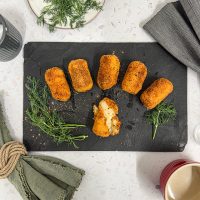 Handmade Iberico Ham Croquettes, Frozen, 12 Pieces, +/-500g