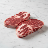 Iberico Pork Collar Steaks, Frozen, 2 x +/-250g