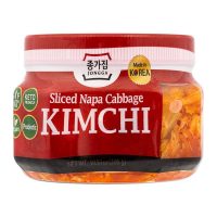 Jongga Vegan Sliced Napa Cabbage Kimchi (300g Tub)