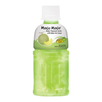Mogu Mogu Melon Flavored Drink with Nata De Coco