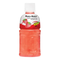 Mogu Mogu Strawberry Flavoured Drink with Nata De Coco