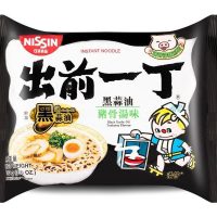 Nissin Black Garlic Oil Tonkotsu Flavour Instant Noodles (Case of 30) 出前一丁 黑蒜油豬骨湯味即食湯麵 (30包)