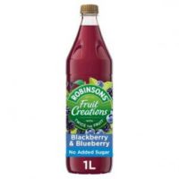 Robinsons Fruit Creations - Blackberry & Blueberry 1L