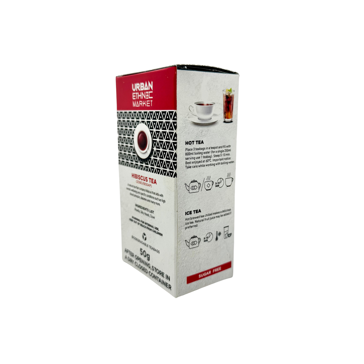 Urban Ethnic Hibiscus Tea 50g - Image 2