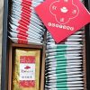 Man Day Mid-Autumn Festival Gift Box Black Tea + Honey Customized Gift Box with Carry Bag
