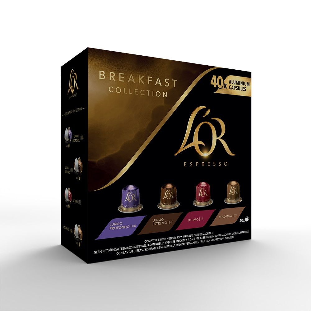 L'OR Espresso Breakfast Collection - Aluminium Coffee Capsules - 40 Pack - Image 5