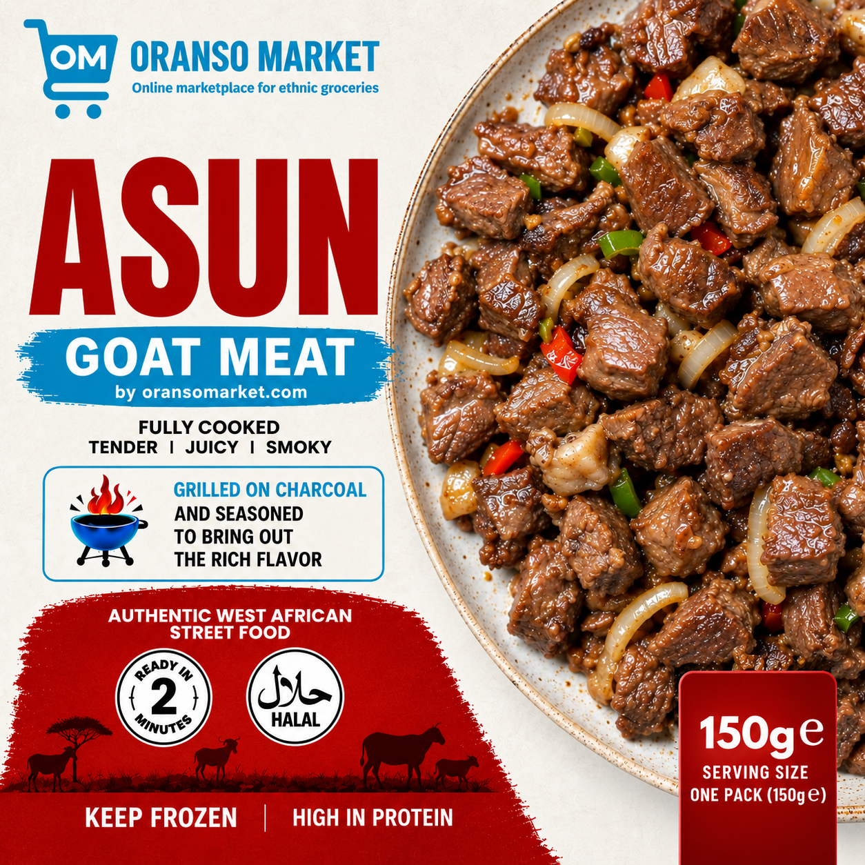 Asun (Goat Meat) 150g